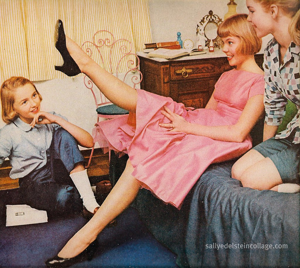 Ad Burlington Stockings Retro Teens 1956 blog / web / blogпїЅ Flickr