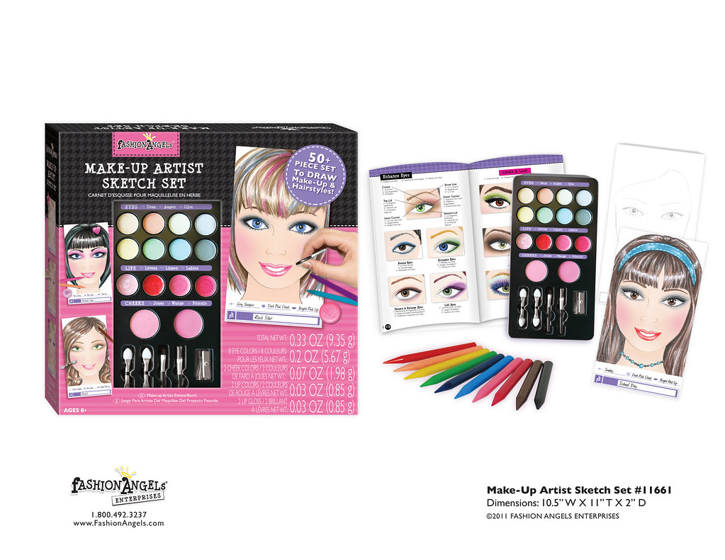 Make-Up Artist Sketch Set, Step into the shoes of a make-up…