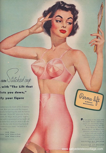 Ad Lingerie Permalift girdles bras 1951, blog/ website Per…