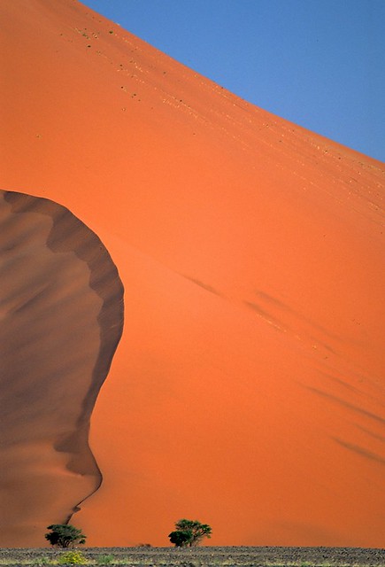 Namibia, lines, curves, shadows
