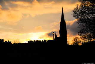 Edinburgh sunset