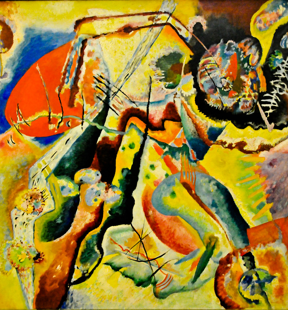 Vassily Kandinsky  Bild  mit  rotem Fleck 1914 at Centre P 