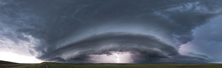 Pine Haven, Wyoming Panoramic Supercell | by Kelly DeLay