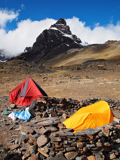 Tents-Condoriri Base Camp-Bolivia