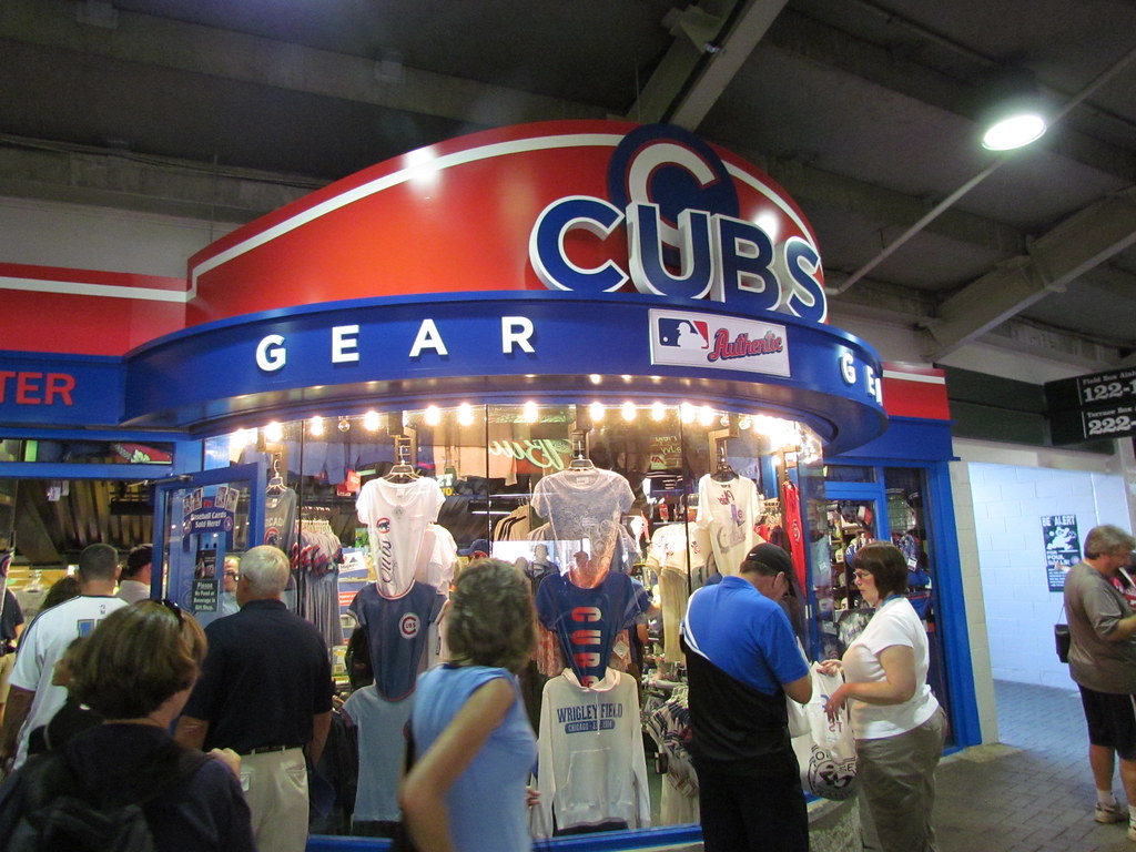 The Main Team Store at Wrigley Field -- Chicago, IL, Augus…