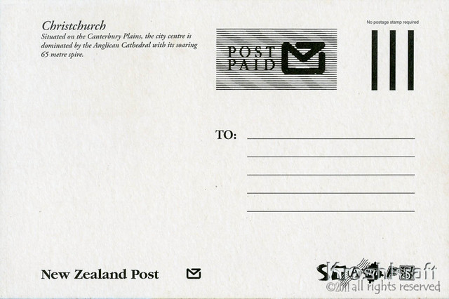 New Zealand Postcard - Christchurch