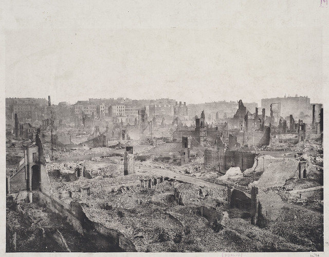 Part of the view of a panorama of Fire of 1872