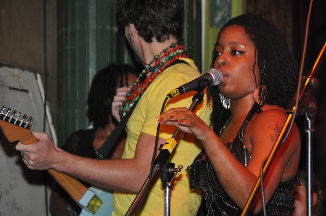 DSC_6741 Afrobeat Collective with Sabina Challenger at Favela London
