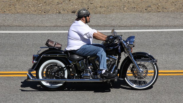 Harley-Davidson on Mulholland Highway