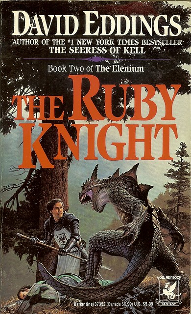 The Ruby Knight - Book Two of The Elenium - David Eddings - cover artist Holly Johnson