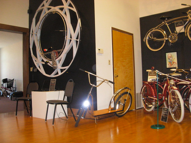 Ballroom of Bicycle Museum of America & Whymcycle #111