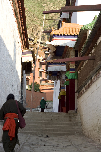 Alley in Labrang Monestary