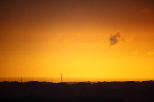 IMG_0933 by Sandor's Album, sunset sun hsinchu taiwan 夕陽 台灣 新竹 竹東 chutung 落日亭