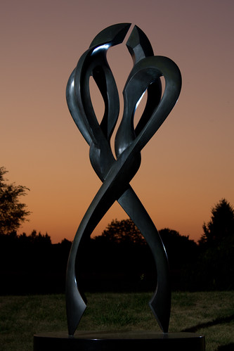 sunset sculpture illinois tango urbana champaign larryyoung strobist bc33