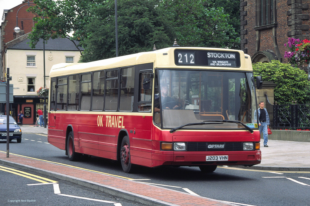 OK Motor Services DAF SB220 / Optare Delta J203VHN | Flickr