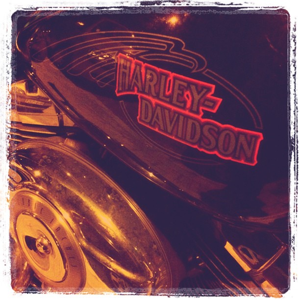 Black Harley-Davidson