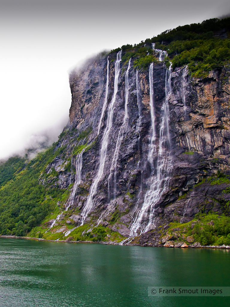 Seven Sisters Waterfall - Geiranger - Norway by Frank Smout