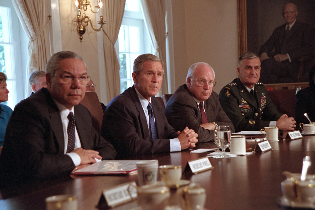 911 President George W Bush Meets With National Security Flickr