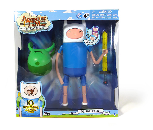 Adventure Time 10-Inch Super Poseable Finn with Changing Faces