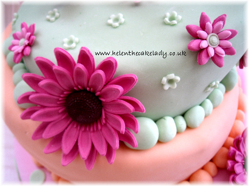 18th pastel topsy turvy birthday cake