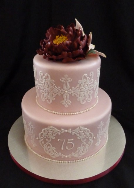 75th birthday cake
