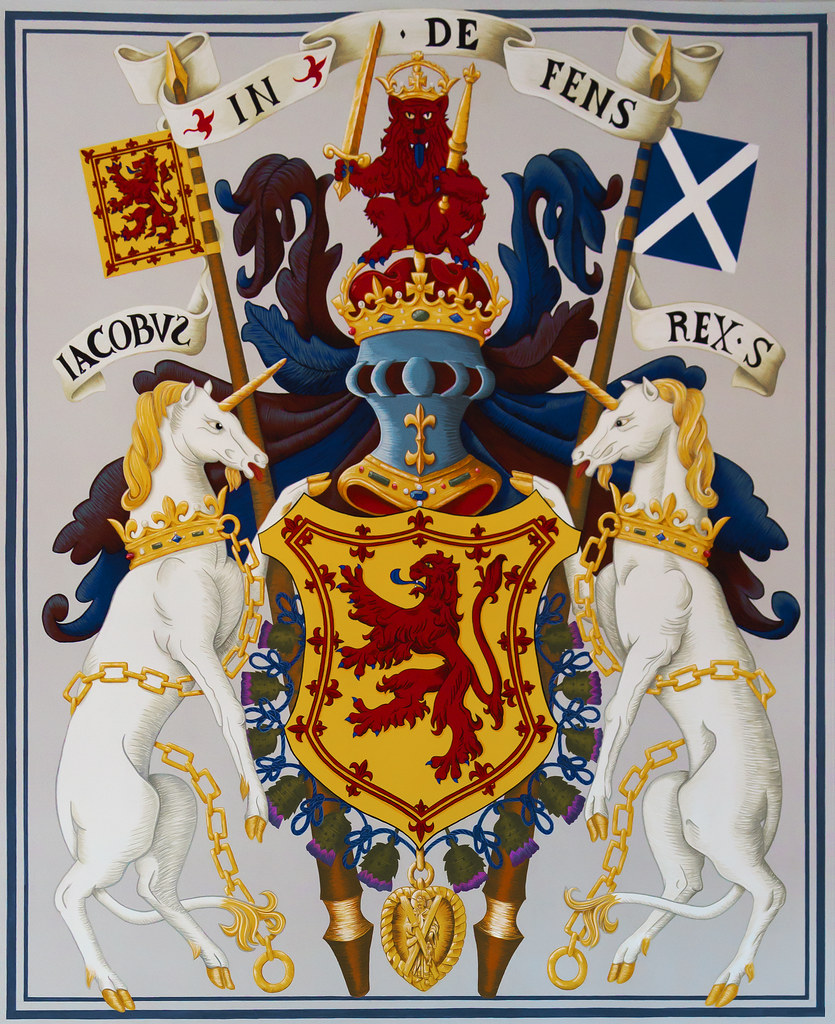 Arms of James V, from the King's Outer Hall, Stirling Castle