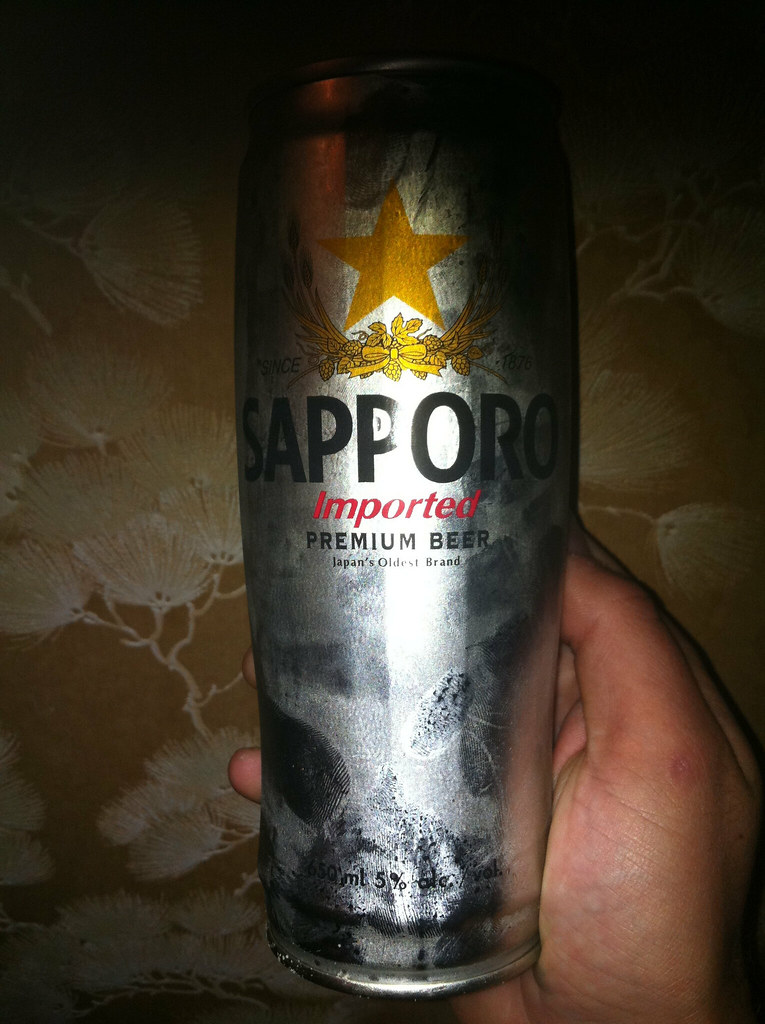 Sapporo | In the bigass can. Easy to drink quality beer brew… | Flickr