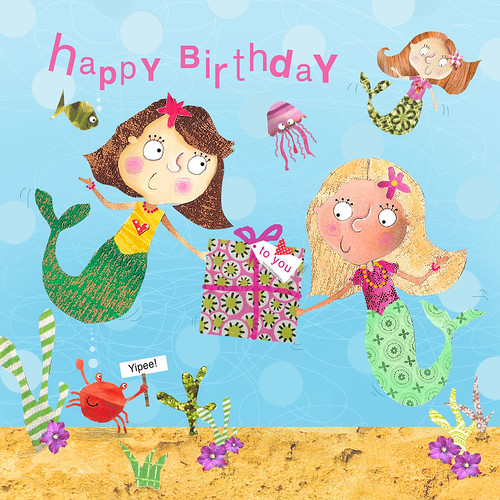 Mermaids birthday card | Available from your M&S soon.......… | Flickr
