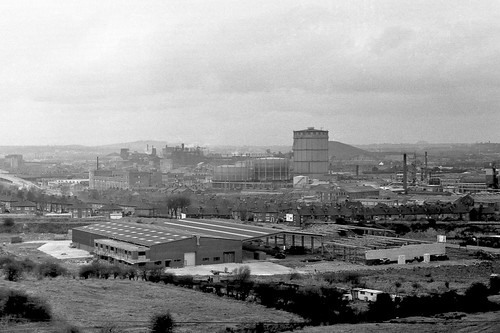 england abandoned industry newcastle railway gasworks stokeontrent staffordshire stoke 1973 gasholder etruria steelworks sheltonbar northstaffordshirerailway