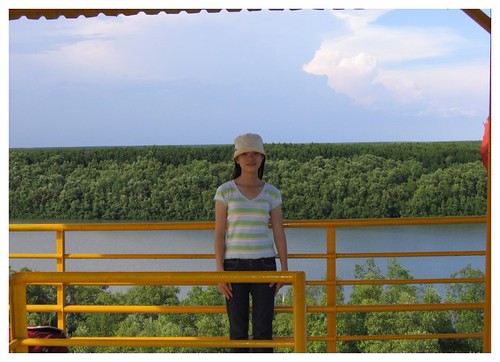 My girlfriend on the trip to Can Gio | by hoanghua