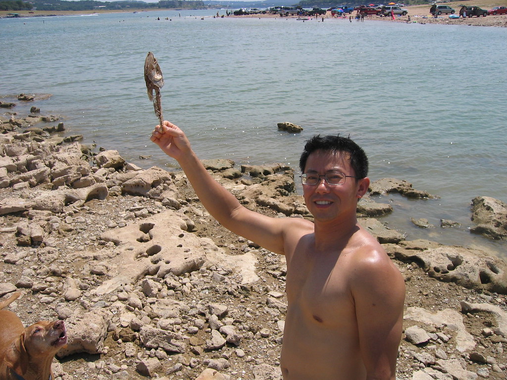 Behold, the fish! Pace Bend Park, outside Austin, TX