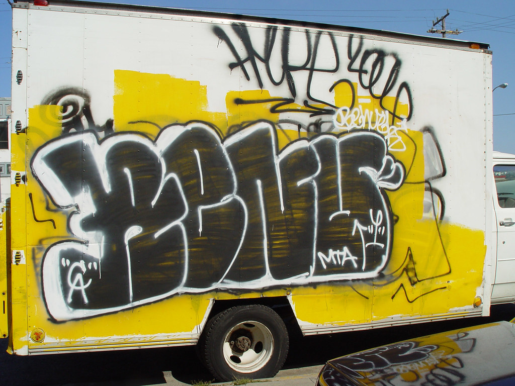 Graffiti on Trucks.