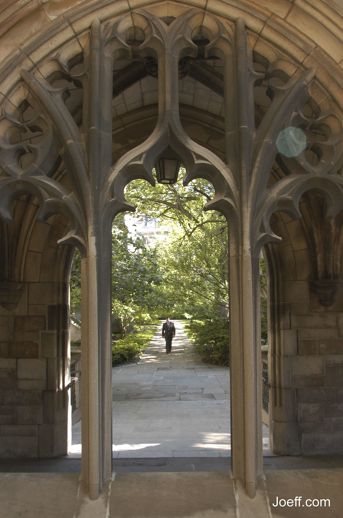 An example of the Neo-gothic architecture at University of Chicago campus (June 2004).