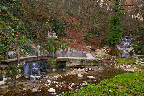 slovenia stream hotspring waterfall rural