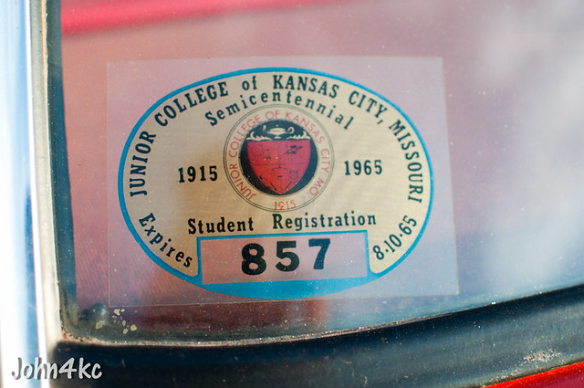 Junior College of Kansas City, Missouri 1965 Parking Pass