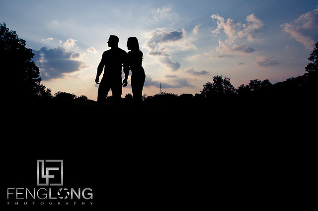 Silhouette Engagement Photo | Sophear & Jake | Freedom Park | Atlanta Engagement Photographer