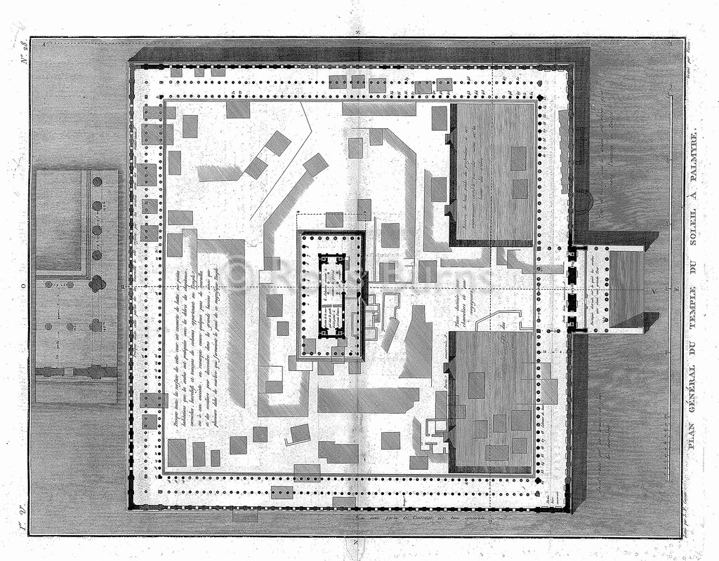 Cassas no 28 Bel Temple plan 03 | Cassas engraving of Palmyr… | Flickr