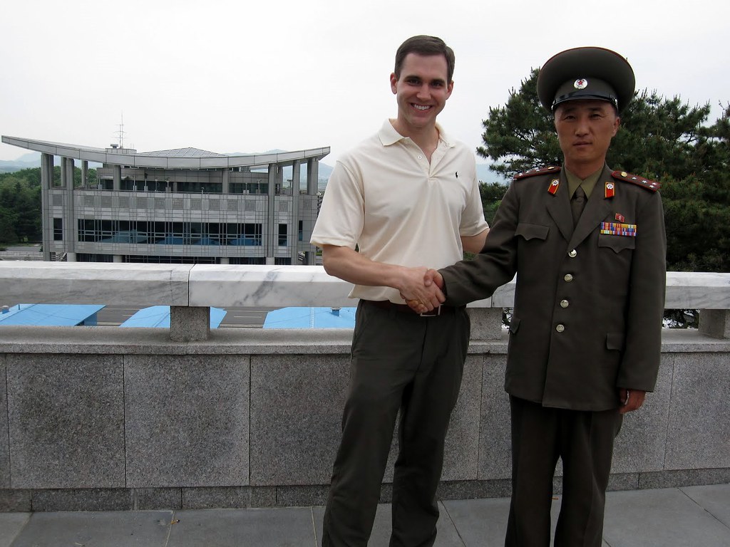 North Korea 029 | Head guard and a charming gentleman who as… | Flickr