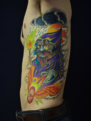 wizard | by Rain City Tattoo
