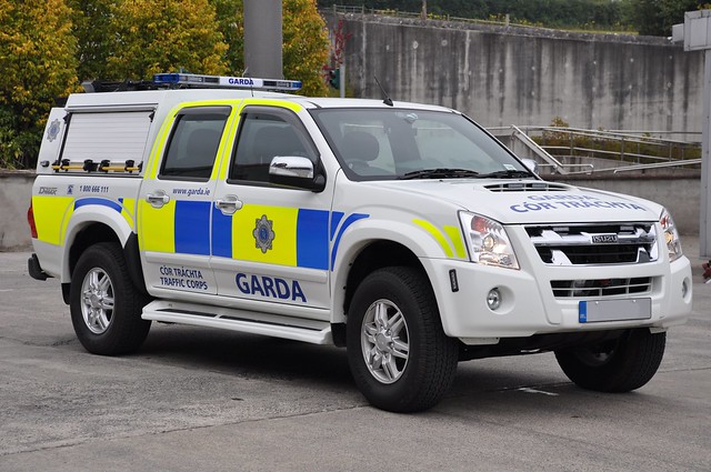 An Garda Siochana Irish Police Force Isuzu D-Max Strongs Traffic Corps Incident Responce Vehicle