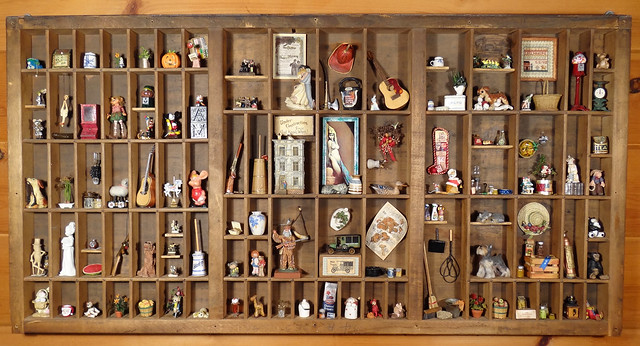 Type Tray full of Miniatures #1