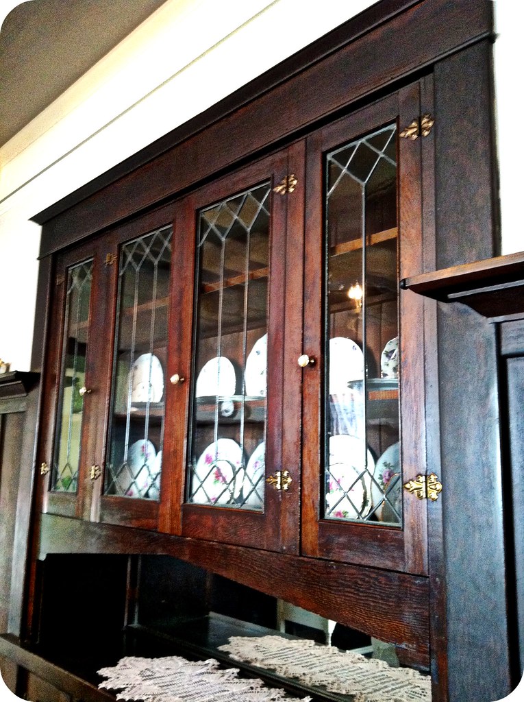 Built In China Cabinet In The Dining Room Before In Our N Flickr