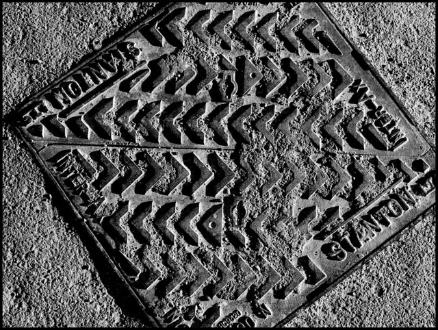 Black & White Grate, Prince of Wales Road, Sheffield