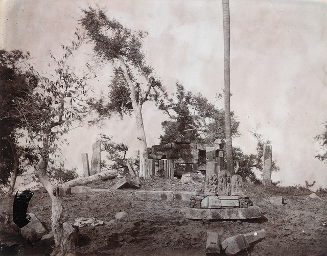 General view of ruined temple, Mandaur, Gaya District