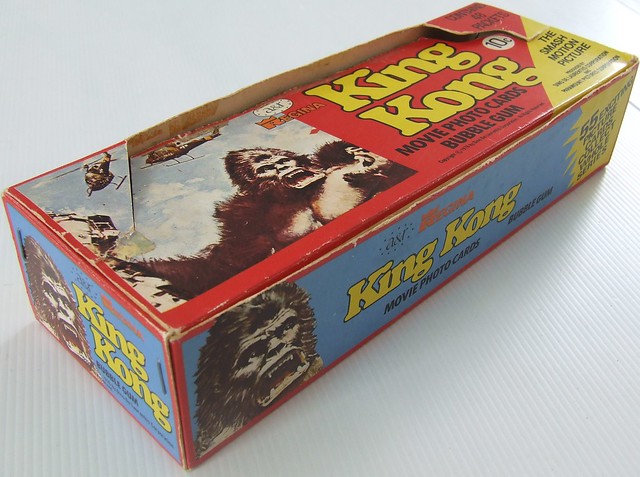 1976 Allens & Regina King Kong Bubblegum Cards Display Box - New Zealand