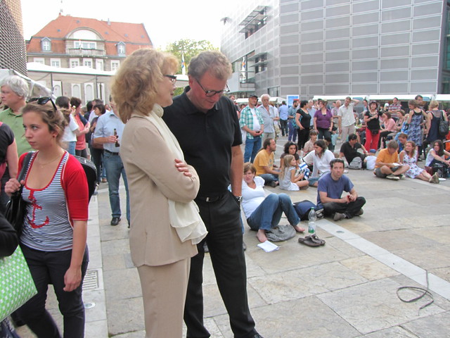 Botschaftsräte für Kultur unter sich: Marika Lagercrantz (SWE) und Per Erik Veng (DK)