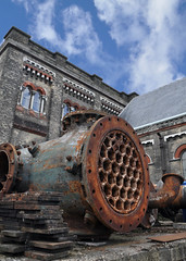 Outside Crossness Pumping Station