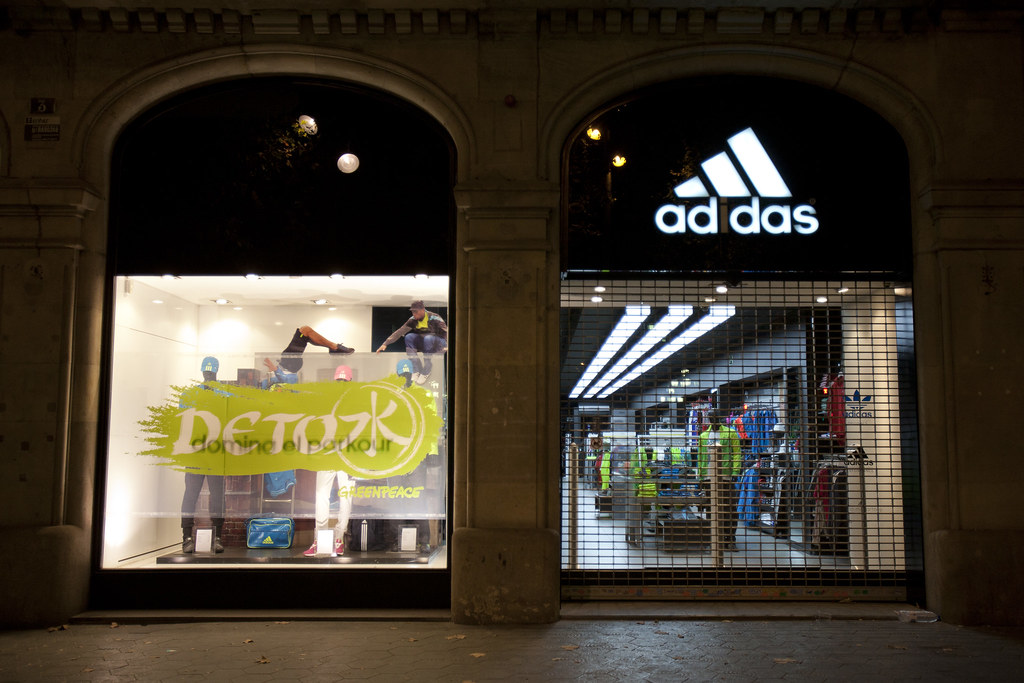 Barcelona Adidas Store - rebranded! | Within hours of Nike's… | Flickr