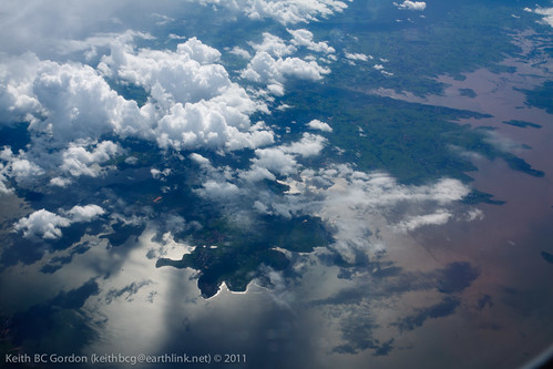 thailand stereoscopic flood aerialphotography khonkaen ubolratana