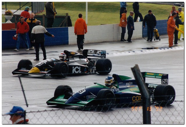 Vincenzo Sospiri Junior Team Reynard 91D-Cosworth F3000. 1992 British F2 Championship Silverstone